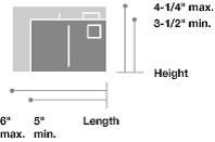 postcard dimensions drawing